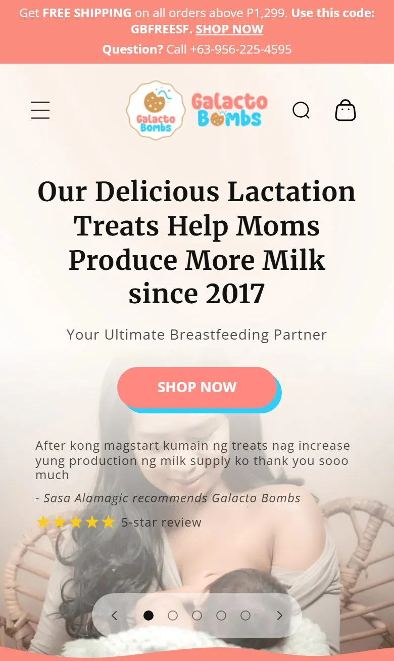 Galactobombs — Maternal wellness